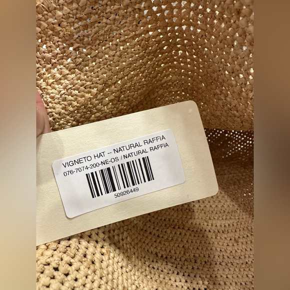 NWT DOEN Vigneto Hat in Natural Raffia - OS - Picture 6 of 7